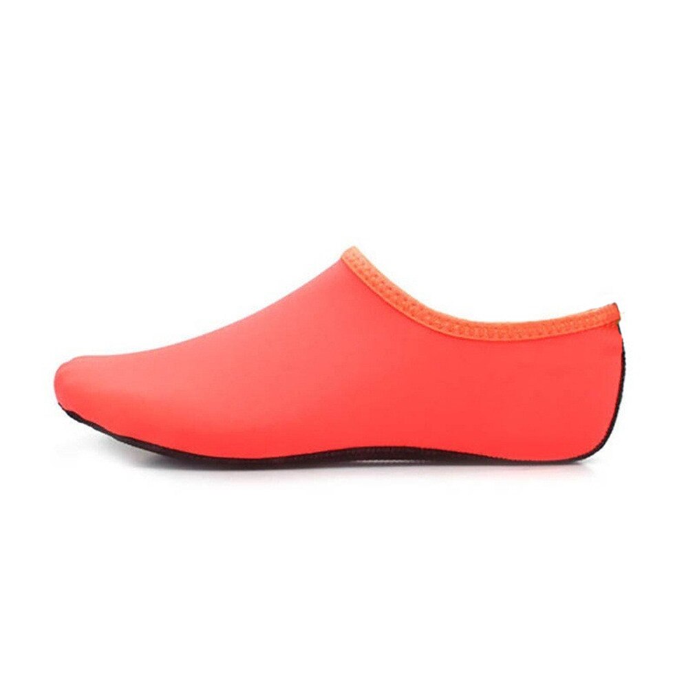 Mannen Vrouwen Barefoot Water surf schoenen Snel Droog Upstream Schoenen Strand Zwembad Zwemmen Overschoenen Praktische Protector Cover Unisex: Oranje / XL