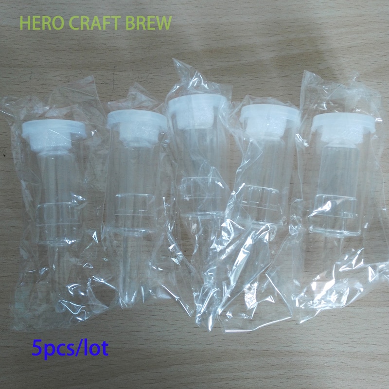 5-PACK Brouwen AIRLOCK For Home Brew Carboy Ferment Bucket Air Lock For Beer Wine Moonshine Making Air Lock