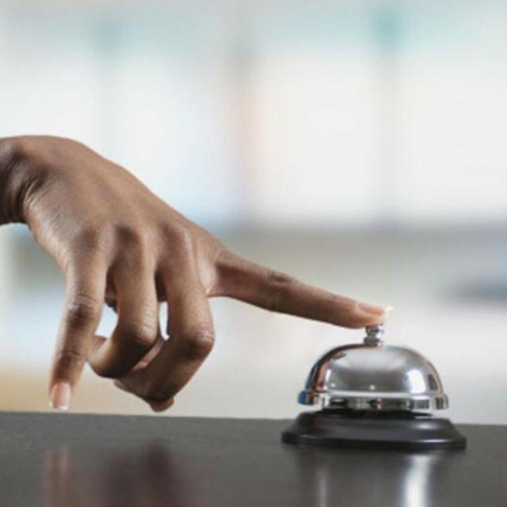 1pc små klokke bar tæller sølv klokke skrivebord køkkenbord restaurant pass køkken klokke ring service reception hotel fad  u1 g 9