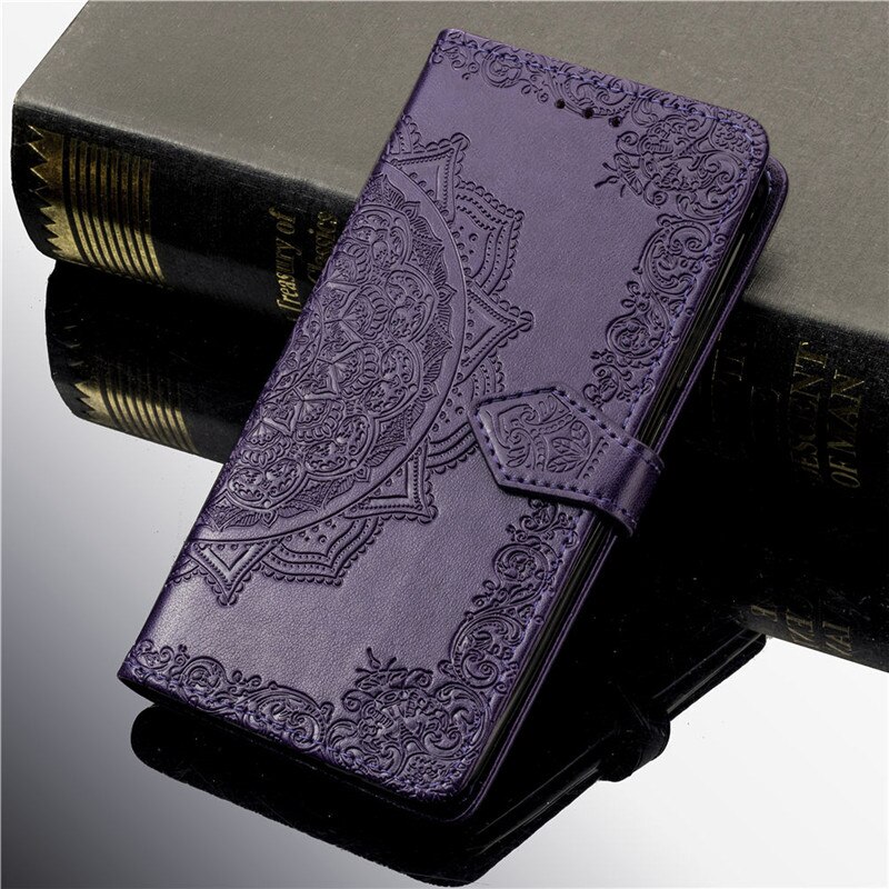 Luxe Lederen Portemonnee Flip Case Voor Lenovo A2010 2010a A2010-a Boek Cover Voor Lenovo EEN een A2010a Telefoon Case fundas Capa: Purple