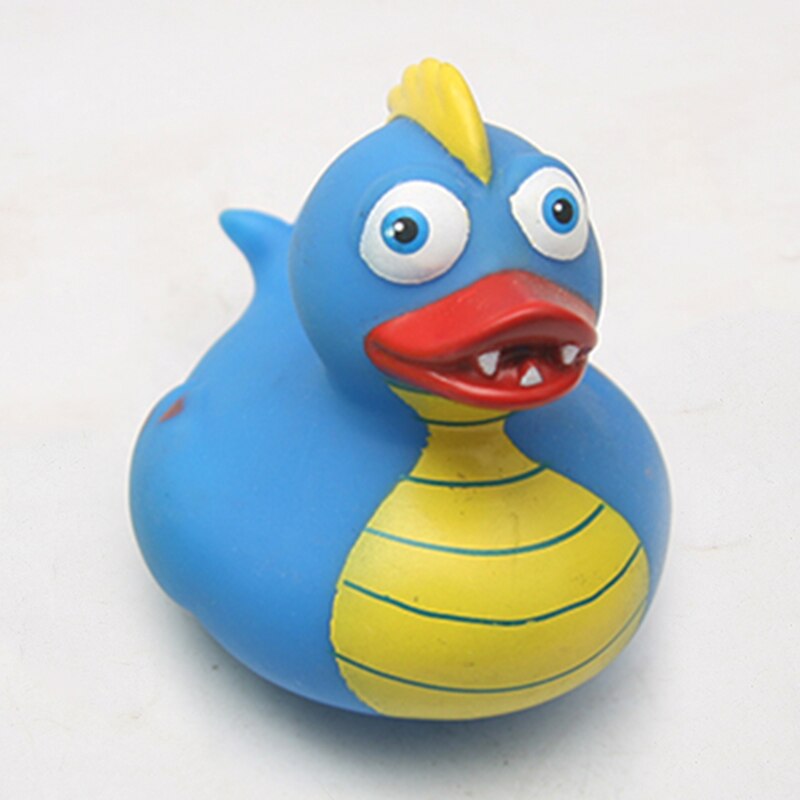 ESALINK 8-10Cm Schwimm Ente 14 Stile Pirate Ente Polizei Gummi Ducky Bad Spielzeug Baby Kognitiven Spielzeug Baden pädagogisches Spielzeug: YN131-1pcs