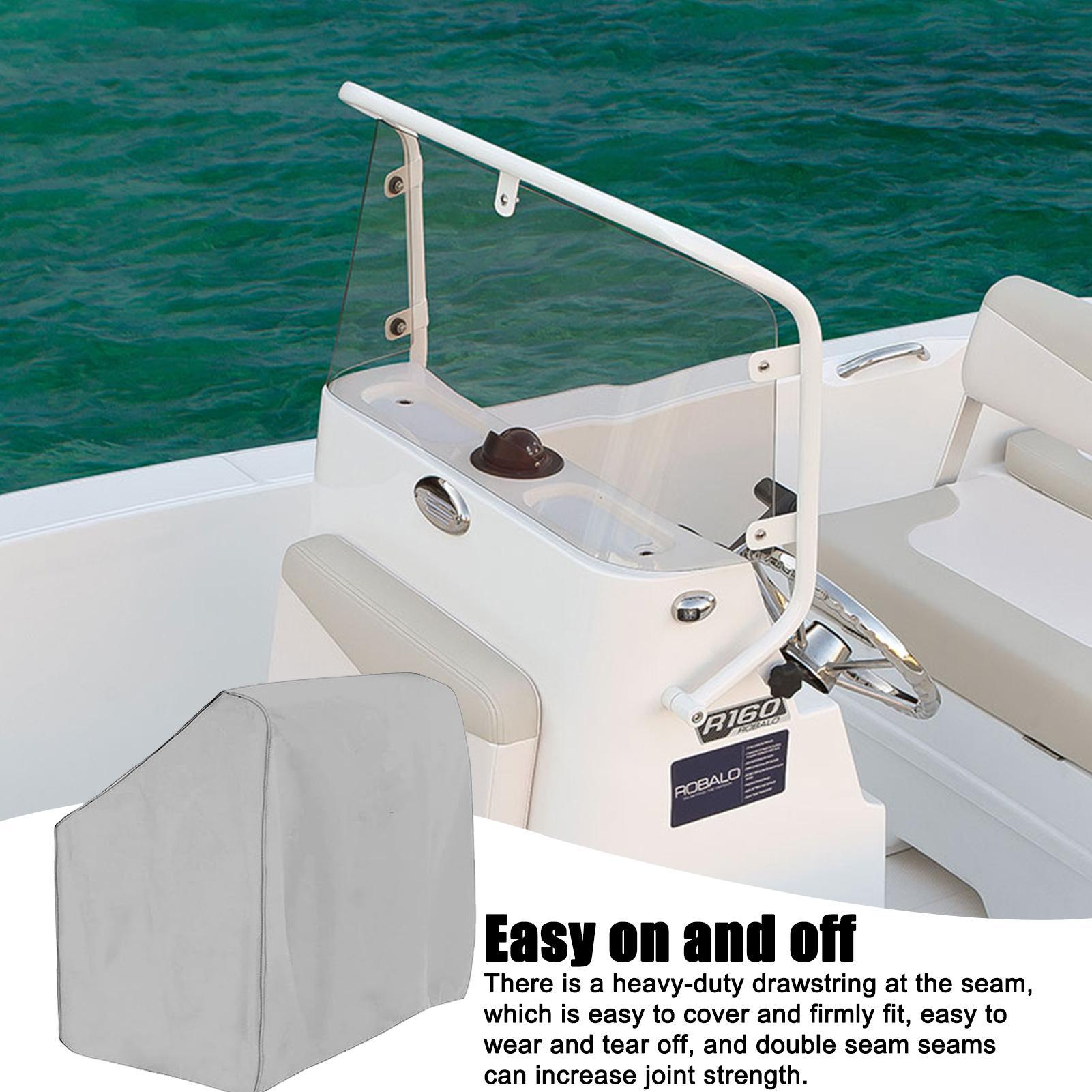 Boat Console Cover Marine Grade Waterproof Potable Canvas Console Protector Boat Accessories For Boats Console Center