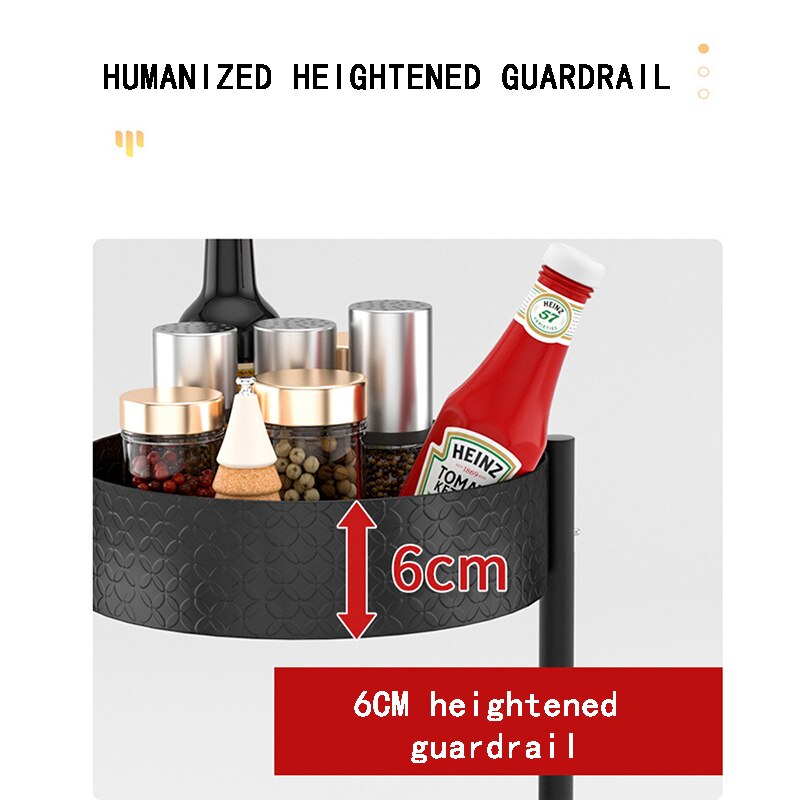 Lazy Susan Cabinet Organizer, Lazy Susan Kitchen Turntable Spice Rack Organizer, 360 Degree Spinning Storage Container Tray