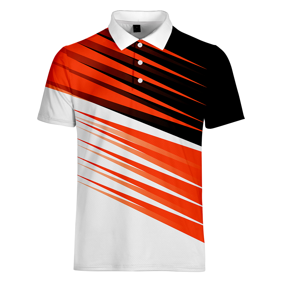 Camisetas y camisetas de WAMNI Polo de tenis para hombre camisas de Polo de secado rápido para hombre polo de cuello vuelto 3D para hombre