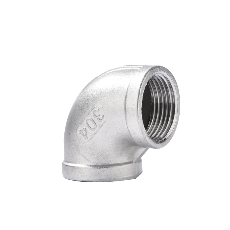 3/8"1/2"1/4"Elbow 90 Degree Angled F/F Stainless Steel SS304 Female* Female Threaded Pipe Fittings Reducer Plumbing connection: WHITE / 1/2"