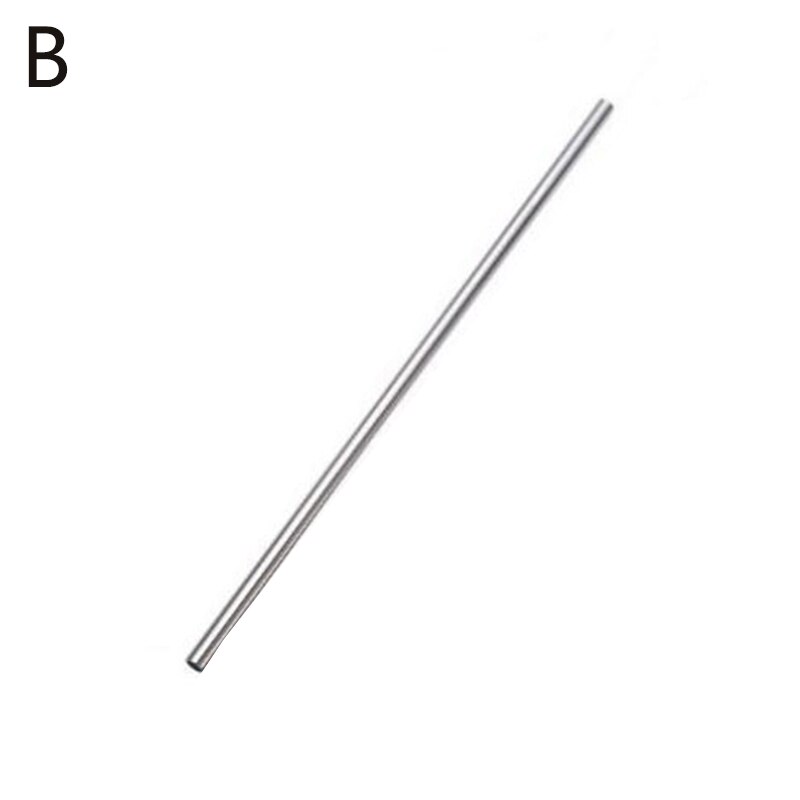 Reusable Metal Drinking Straws 304 Stainless Steel Sturdy Bent Straight Drinks Straw Colourful Party Bar Accessory: 01-B