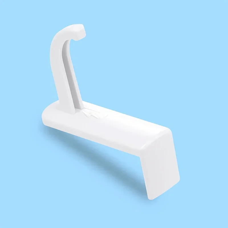 Hodetelefonhodetelefonhenger universal hodetelefonholder veggkrok monitor øretelefonstativ hodetelefonstativholder for alle hodetelefoner: Hvit