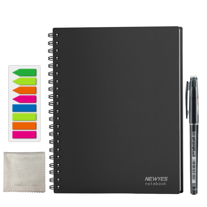 Smart Herbruikbare Uitwisbare Notebook Papier Wissen Notepad Notitieblok Gevoerd Met Pen Pocketbook Dagboek Journal Kantoor School Tekening