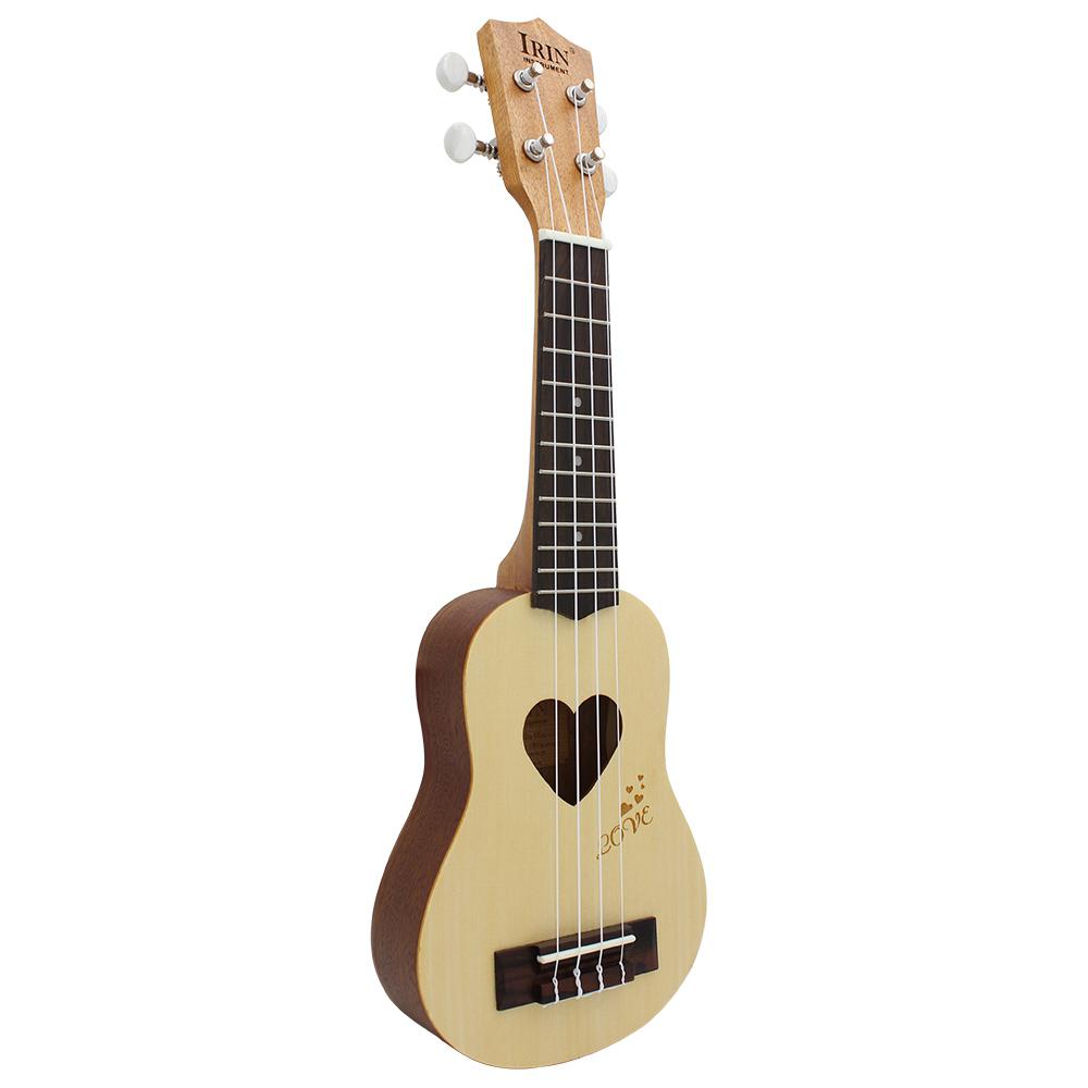 IRIN 17 inch 12 Frets Ukulele Mini Hawaiian Guitar Musical Instruments for Kids Unisex Beginners Party