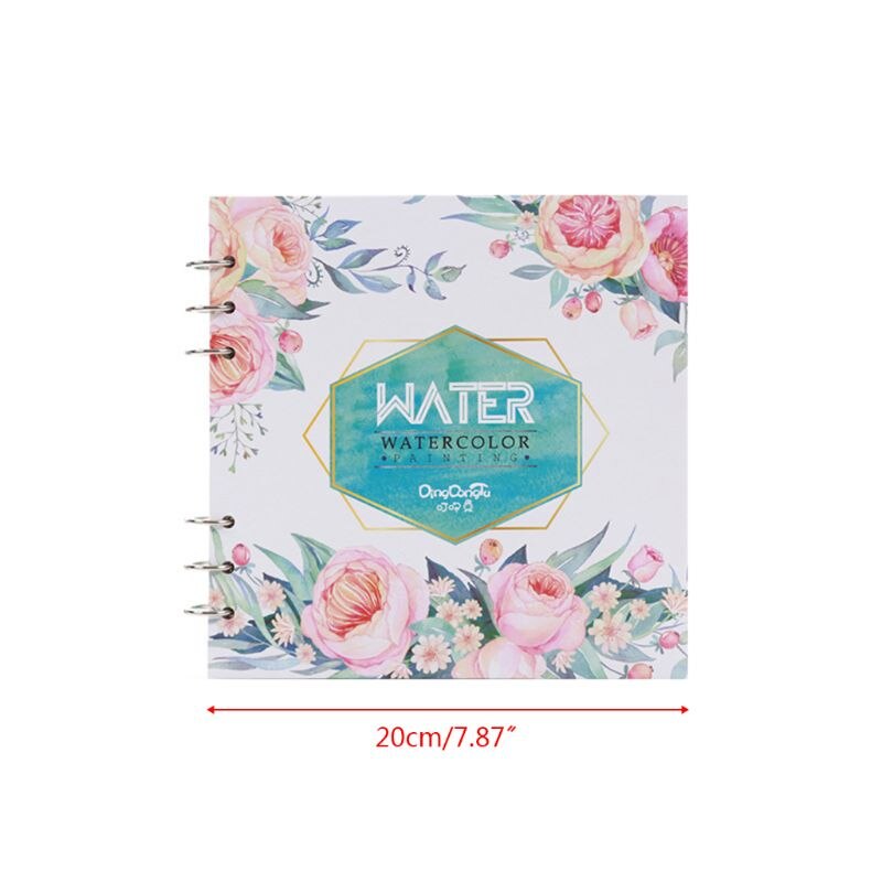 300g/m2 Watercolor Paper 20 Sheet Painted Water Color Painting Book K1AB: B