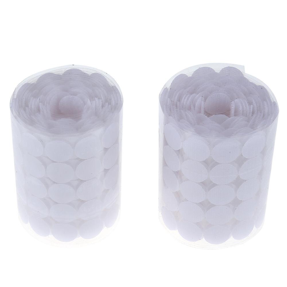 Velcros Self Adhesive Fastener Tape Dots 10/15/20/25/30mm Strong Glue Velcro Sticker Disc White Black Round Coin Hook Loop Tape