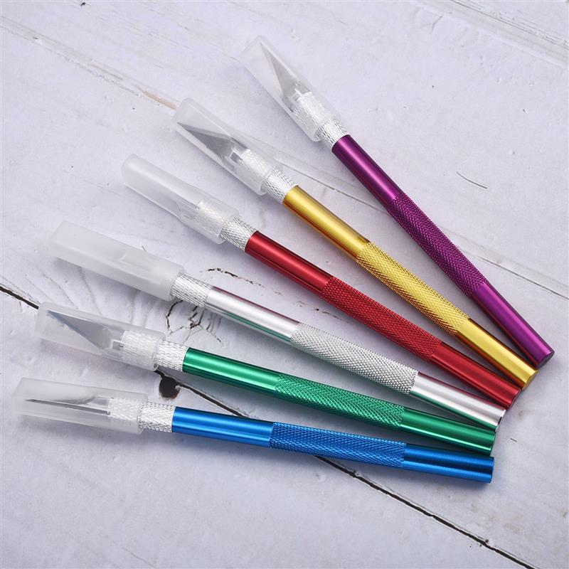 Engraving Cutter Metal Handle Craft Carving Sculpture Non-Slip Knife Safety Cutter Paper Knife Accessories
