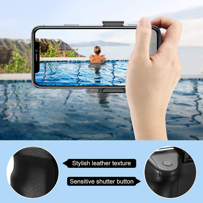 Ulanzi Capgrip Draadloze Bluetooth Smartphone Selfie Booster Handgreep Telefoon Stabilisator Ontspanknop 1/4 Schroef Standhouder