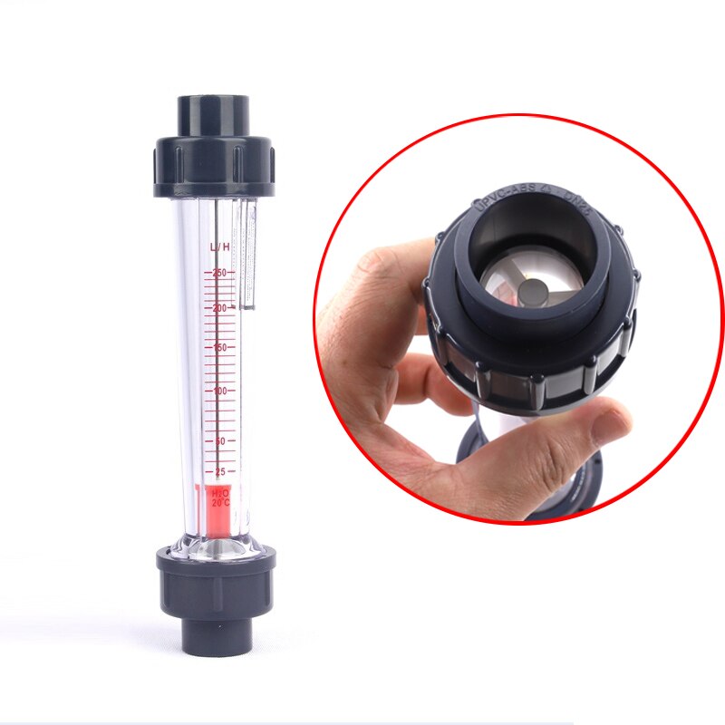 Débitmètre à Tube en plastique DN15 DN25, 1 pièce, jauge de débit d&#39;eau liquide, testeur d&#39;eau, Instruments de mesure de débit rotamètre