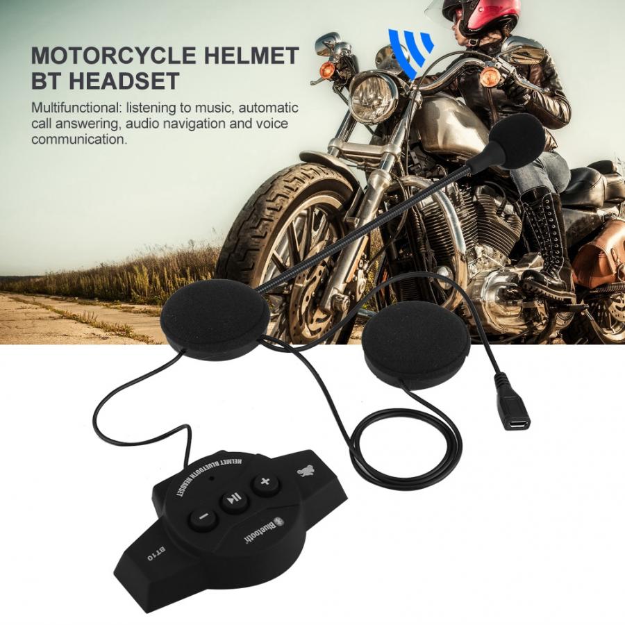 Universele Draadloze Helm Bluetooth Headset moto rcycle Helm Bluetooth Headset Luidsprekers Handsfree accesorios moto