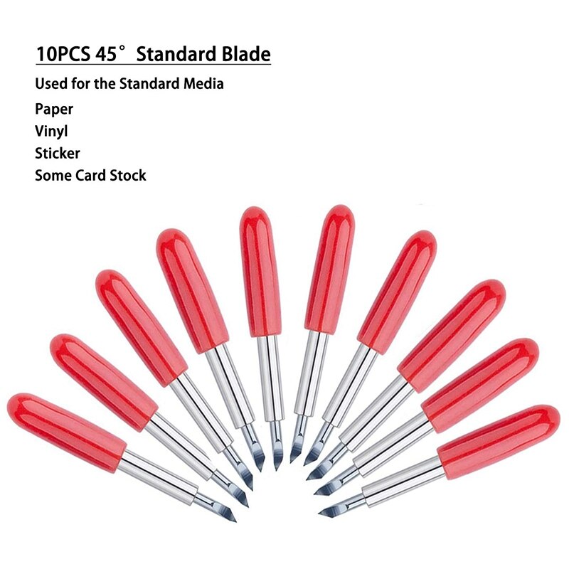 25 Stuks Vervangingen Blades Voor Cricut Verkennen Maker Uitdrukking 45 Graden 30 Graden 60 Graden Vinyl Stof Messen