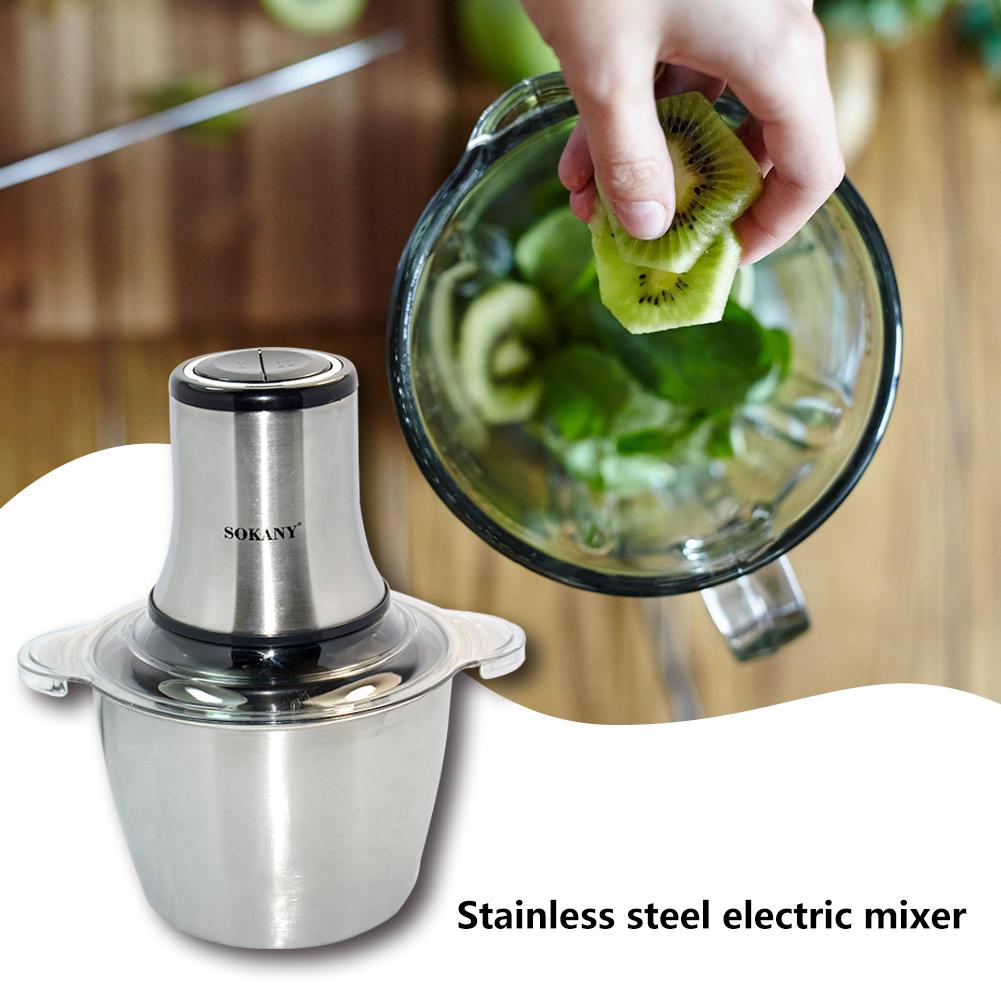 3L Electric Kitchen Meat Grinder Food Chopper Shredder Cutter Slicer Sausage Beef Mincer With Tabletop Clamp Kitchen Tool
