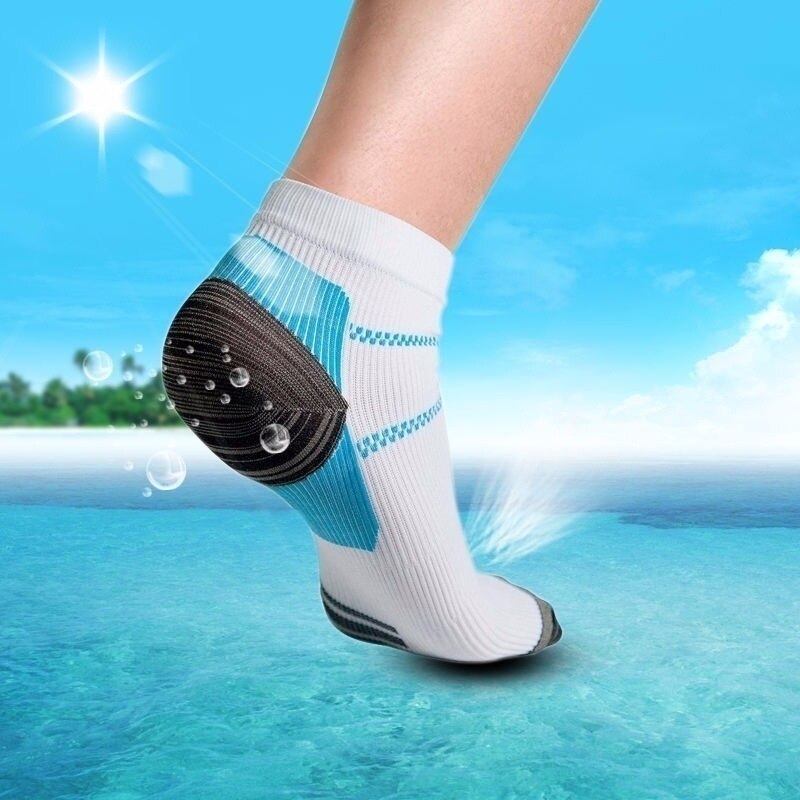 1 Pair Women Men Compression Socks Foot Arch Pain Relieve Outdoor Sports Socks SAL99