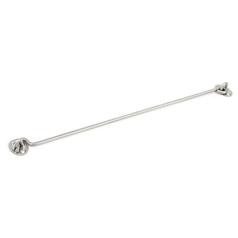 Cabine haak ,raam sluiting , messing antiek, 17 cm