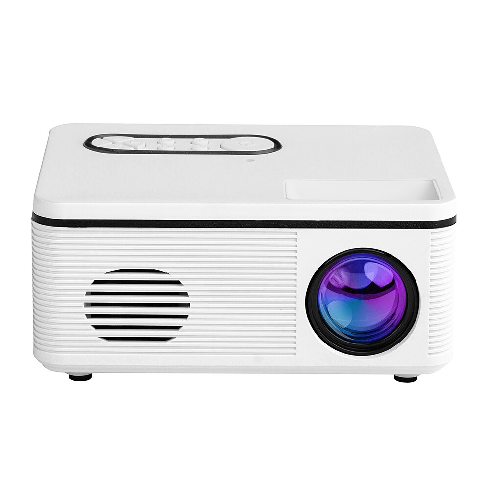 1080P Mini projecteur HD Portable Projetor lumière LED Port USB AV pour bureau Home cinéma en plein air EU US Plug