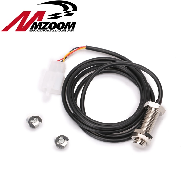 1X Sensor Cable + 2X Magnet Motorcycle Digital ATV Odometer Speedometer Tachometer Motorcycle Meter Accessories