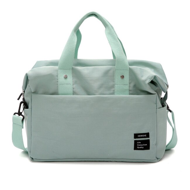 Rejsetaske rejsetasker håndbagage til mænd og kvinder rejse duffle bags totalisator store håndtasker duffel baggage organizer: Grøn