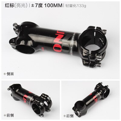 Uno mtb fiets stuurpen racefiets mountainbike stuurpen mtb 7/17 graden mat / glans 70/80/90/100/120/130mm fietsen fietsonderdelen: 7 graden 100 glans