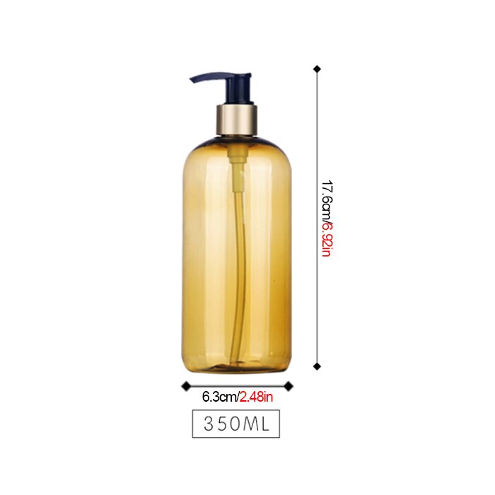 Tvålflaskor för husdjur med klistermärken etiketter badrumsschampo handdesinfektionsflaska kosmetika body wash lotion utomhusreseverktyg: B