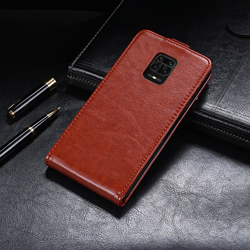 UP Down Fall Für Xiaomi Redmi Hinweis 9s 6.67 "Telefon Tasche Holster Vertikale Flip PU Leder Abdeckung Redmi note9s 9 Pro Max Pro Fällen