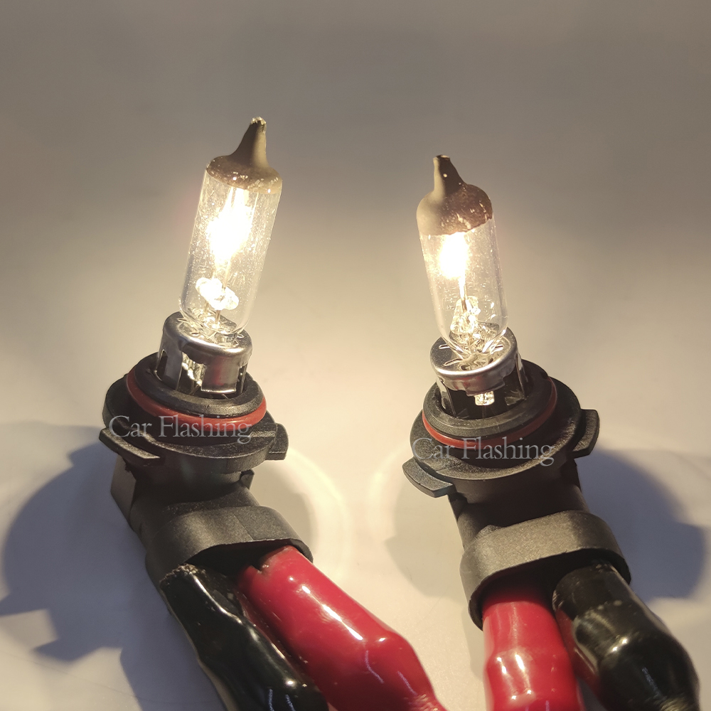 Bombilla halógena de 12v, 55w, H8, H11, 9006, 4300K, luz antiniebla de cristal de cuarzo para coche, bombillas halógenas para faros delanteros, luces antiniebla blancas