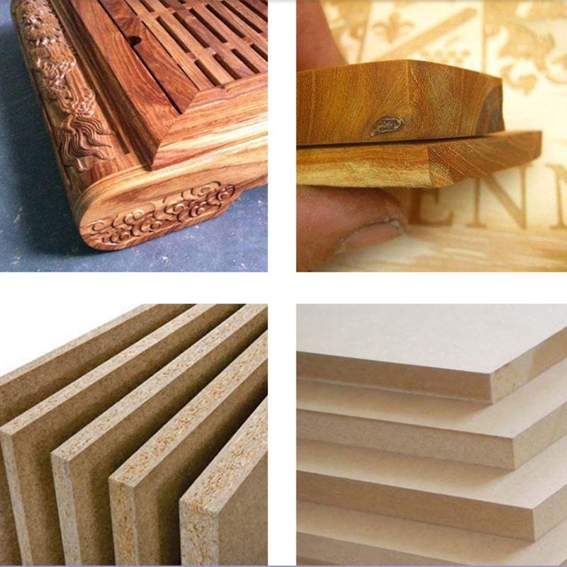 6mm 8mm 10mm Shank Tungsten Carbide 2 Flutes Straight Milling Cutter CNC Tools For MDF, Particleboard, Plywood, PVC, Acrylic