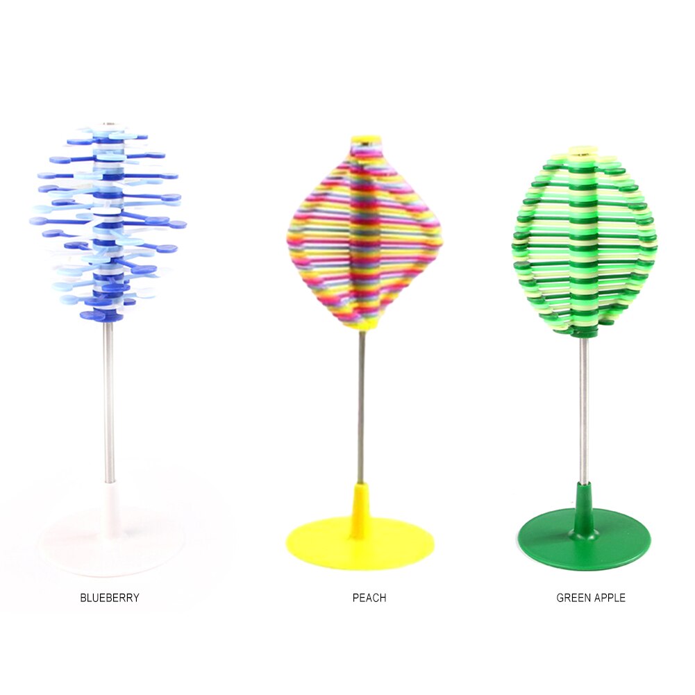 Pressure Reduction Fun Spinning Lollipop Rotary Toys Stress Relief Funny Twirl Desk Decoration