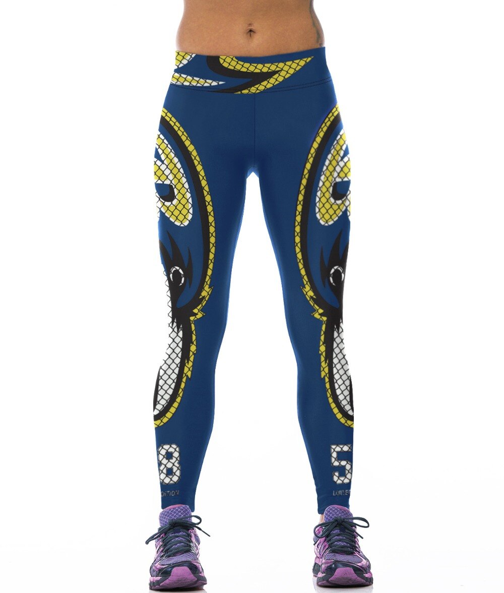 Plus Size Fitness Broek Bruin Tigter Afdrukken Sport Broek Voor Vrouwen 3D Printingbodybuilding Broek 3 Patronen