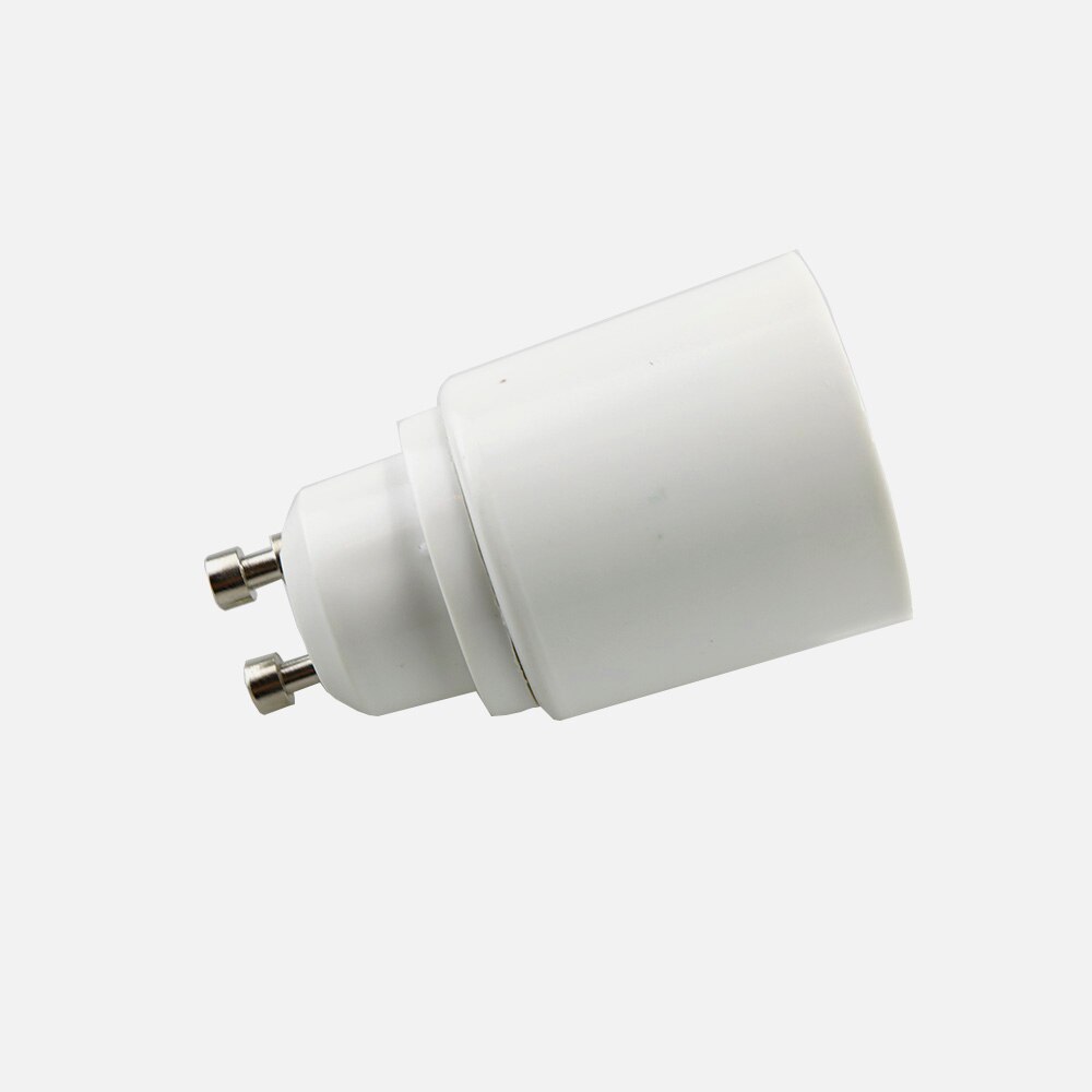 Adaptador para bombilla LED GU10 a E27, soporte para lámpara, enchufe, adaptador de soporte de lámpara, material resistente al calor, 1 Uds.