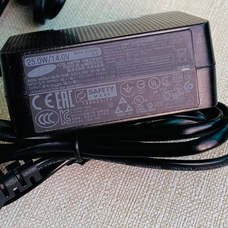Original For Samsung TV Monitor AC Adapter 14V 1.79A 25W A2514_RPN A2514-DVD A2514-FPN A2514DPN A2514_MPNL Power Charger
