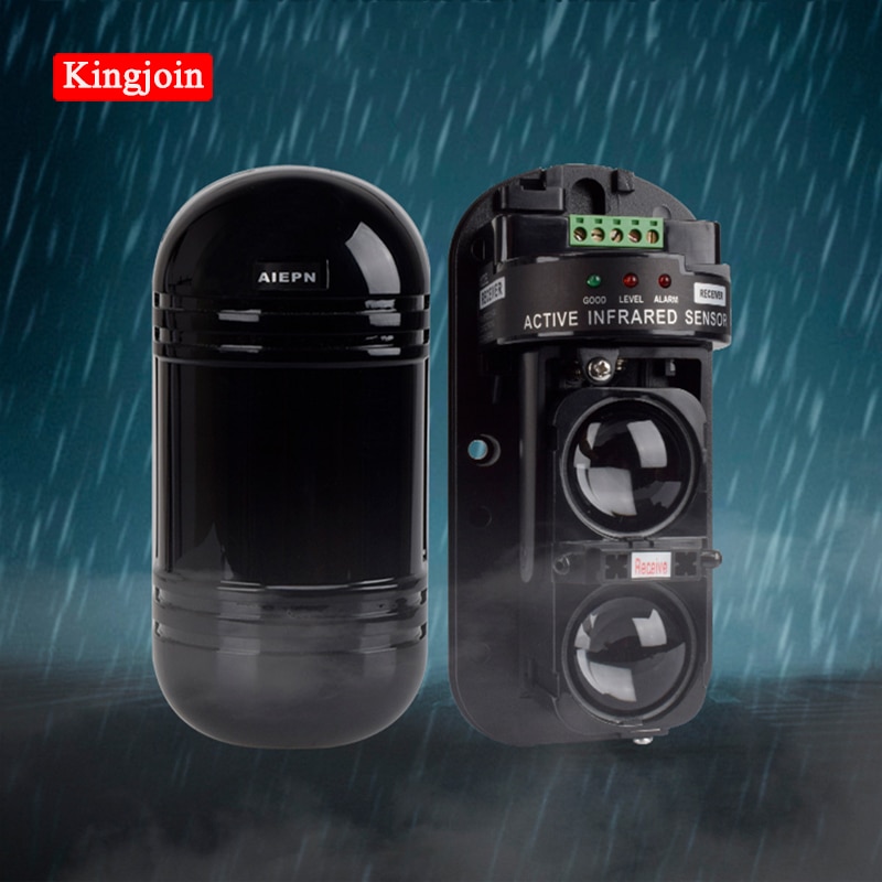 Intrusion Alarm Infrared Detector Burglar Alarm ABT-100 Photoelectric Dual Beam Perimeter Fence Window Outdoor