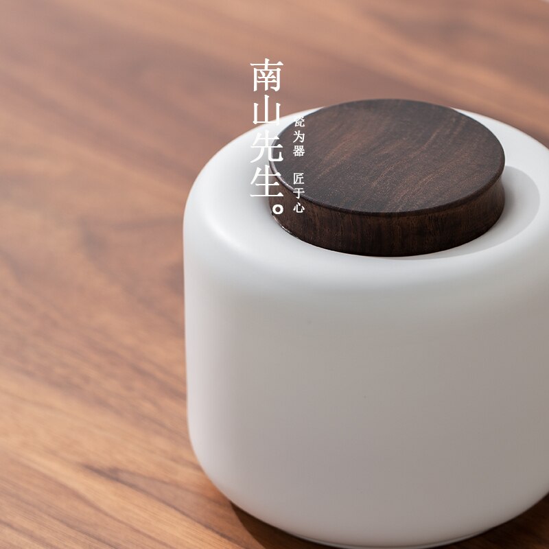 Organizer Tea Coffee Sugar Storage Jars Tea Box Organizer Ceramic Box Container Ceramic Storage Caja Para Te Ceramic Jar