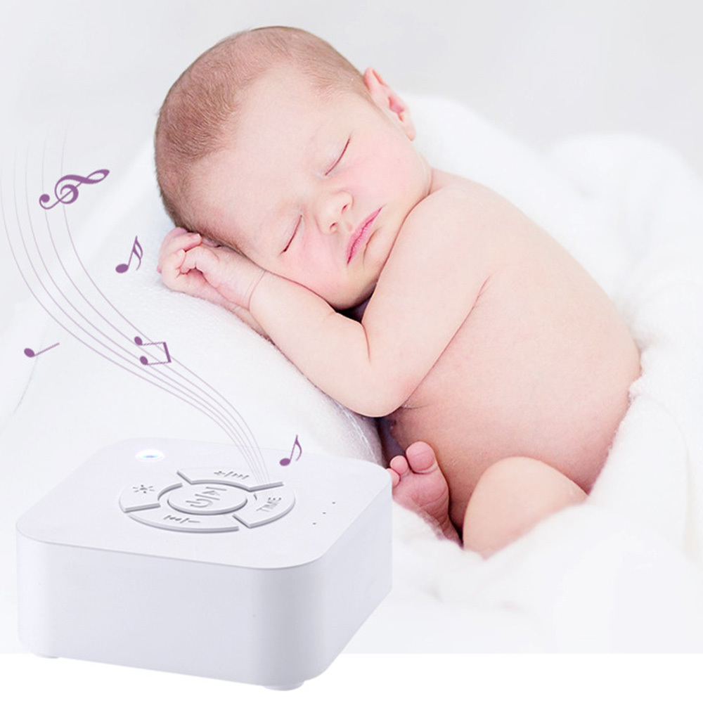Bebê sono instrumento branco máquina de ruído recarregável cronometrado desligamento sono som máquina para o bebê relaxamento dormir