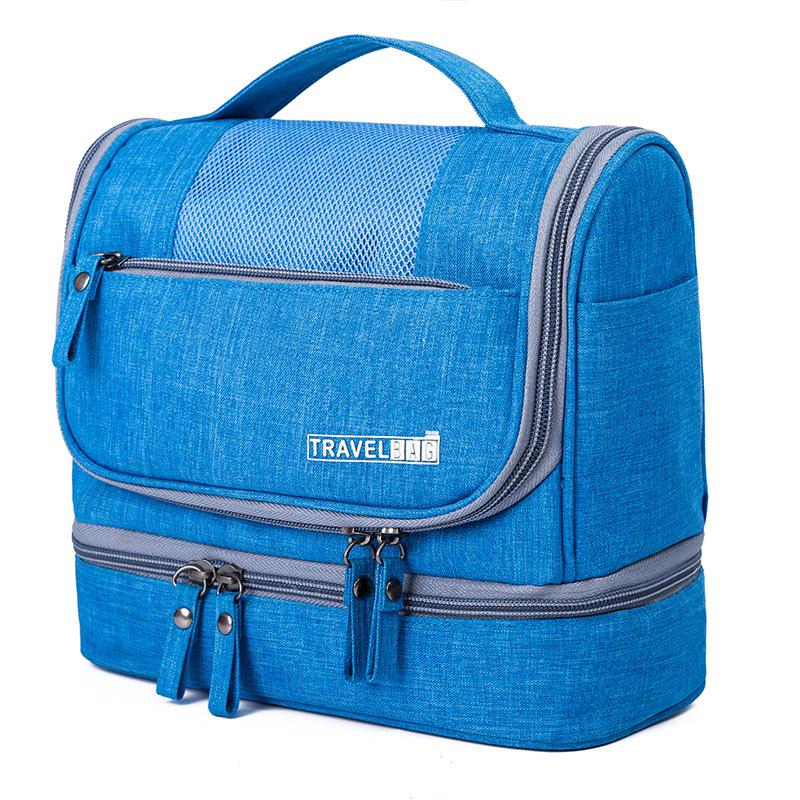 Homens Viajam Saco C&acirc;mera Digital Pacote de Viagem Saco de Cosm&eacute;tica Organizador Cubo Embalagem &Agrave; Prova de Choque &Agrave; Prova D' &Aacute;gua Mochila 2018 sac a principal: Sky Blue travel bag