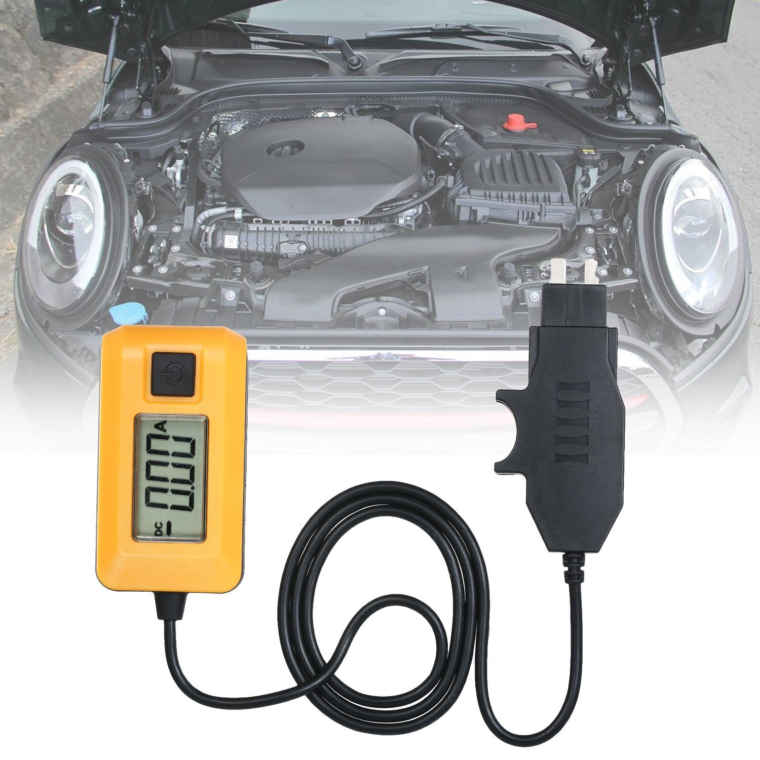 Automotive Current Tester AE150 Fuse Buddy Tester Fault Finding With LCD Ac Ammeter Clamp Eletrical Tester