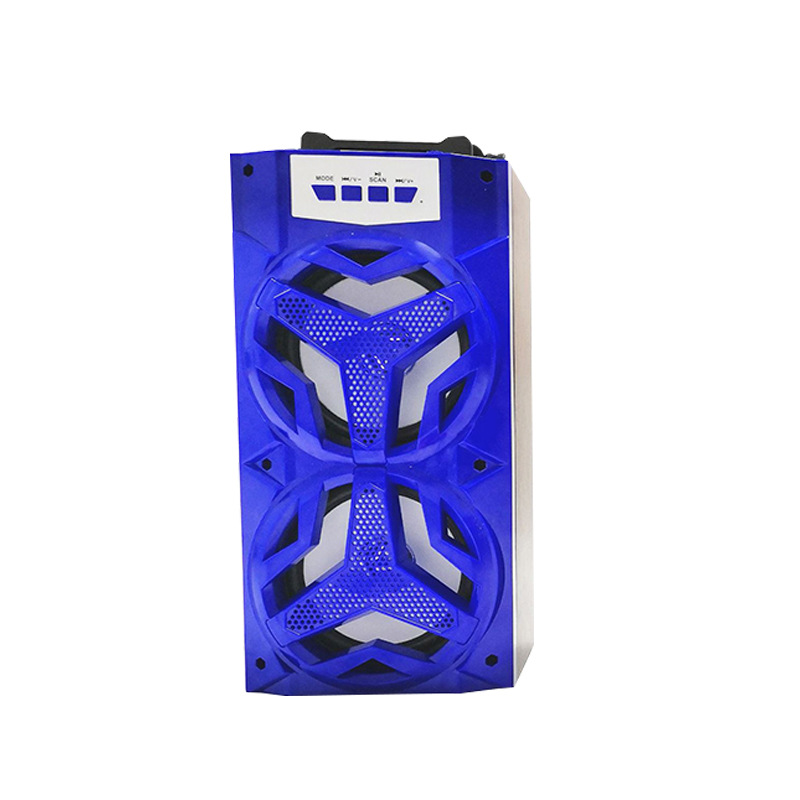 Computer Randapparatuur Geluid Bluetooth Compatibel Luidsprekers Ondersteuning Tf Card Aux Fm U Disk Outdoor Dance Draadloze Draagbare Subwoofer: Blauw