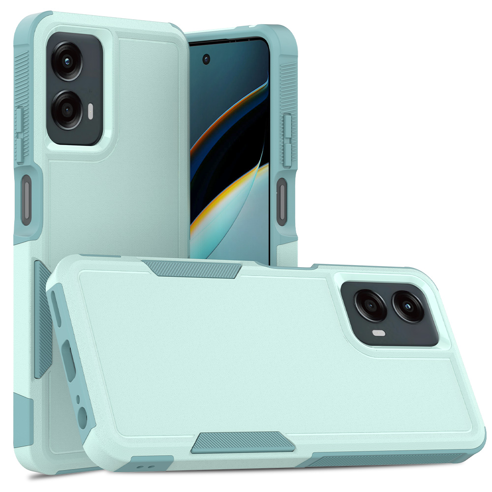 Moto G 5G Protective Phone Case Shockproof Case Dual Layer Hard Cover for Motorola G 5G With Screen Protector: Lavender
