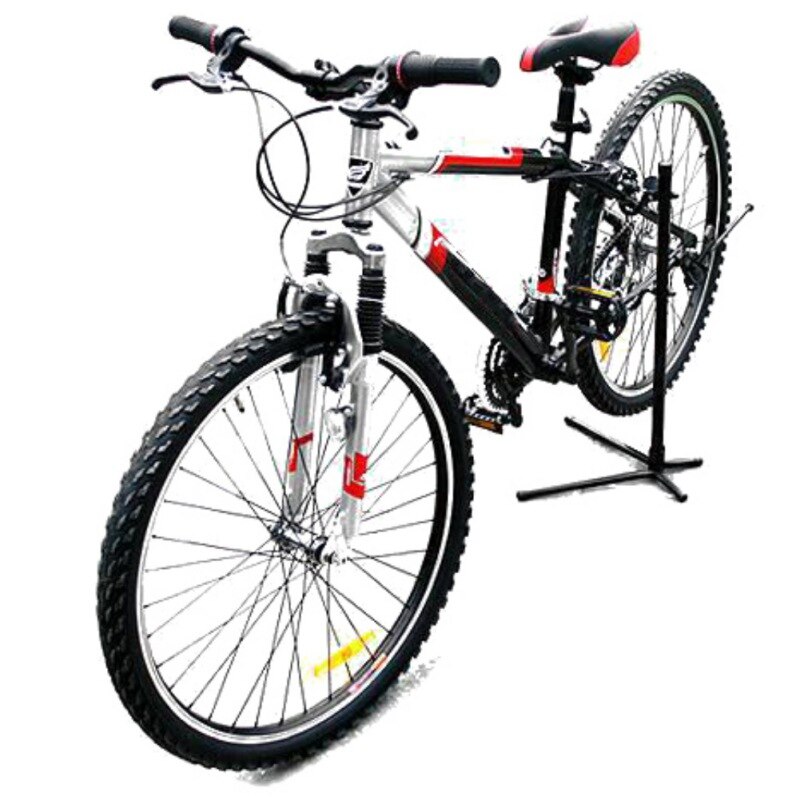 Tree Shape Bike Racks Metal Adjustable Hook Bicycle Stand Freestanding Mountain Bike Packing Rack Maintenance Holder