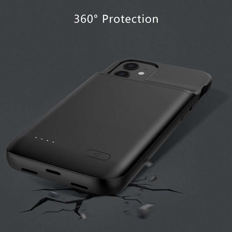 iPhone 12 Series Battery Case - 4700mAh/4800mAh - Power Bank Charger Case - for iPhone 12 Mini, 12 Pro, 12 Pro Max