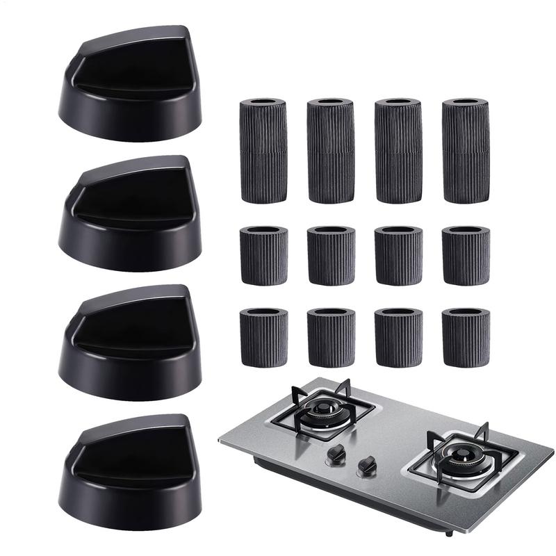 4 Sets Kachel Top Bedieningsknoppen Univer-sal Thermostaat Kachel Knop Knoppen Accessoires Voor Thuis Keuken Fornuizen Knoppen & Adapters