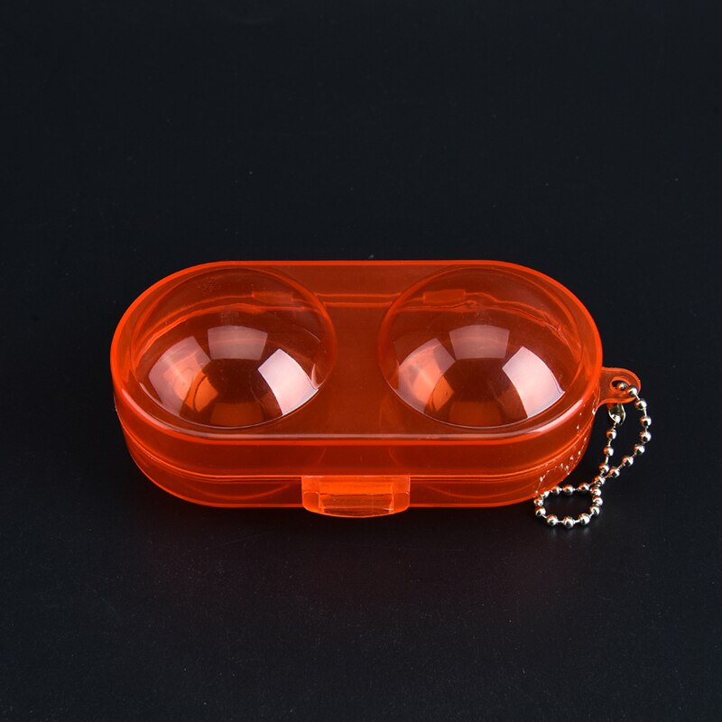 Pingpong Bal Container Box Case Plastic Ping Pong Bal Opbergdoos Tafeltennis Accessoires: orange red