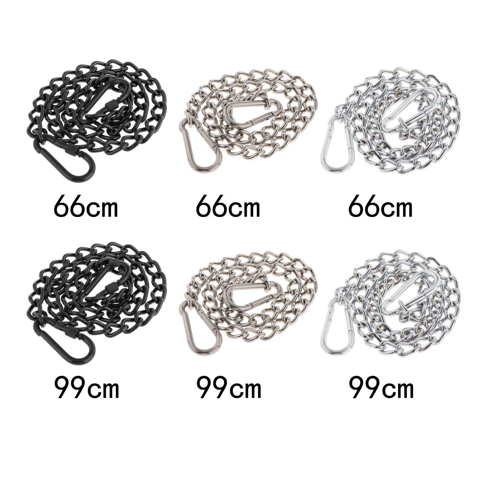 Hanging Chair Chain 200kg Capacity Heavy Duty Variable Attachment Hooks for Hanging Chair Hammock