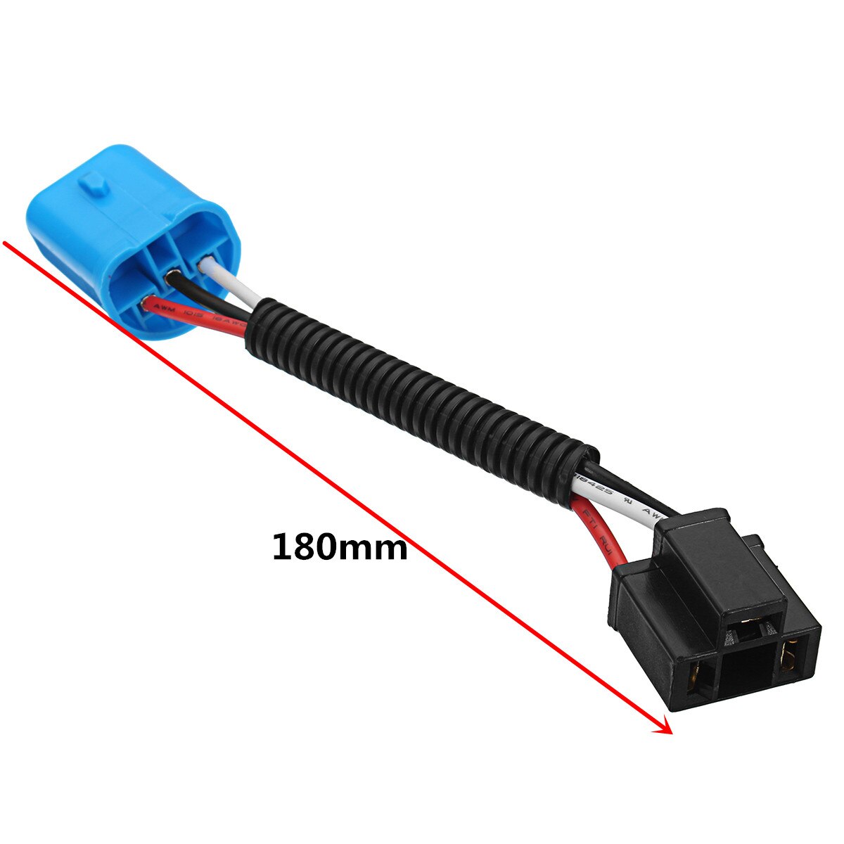 2pcs 9007 Male to H4 Car Headlight Conversion Harness Socket Adapter For Hummer H2