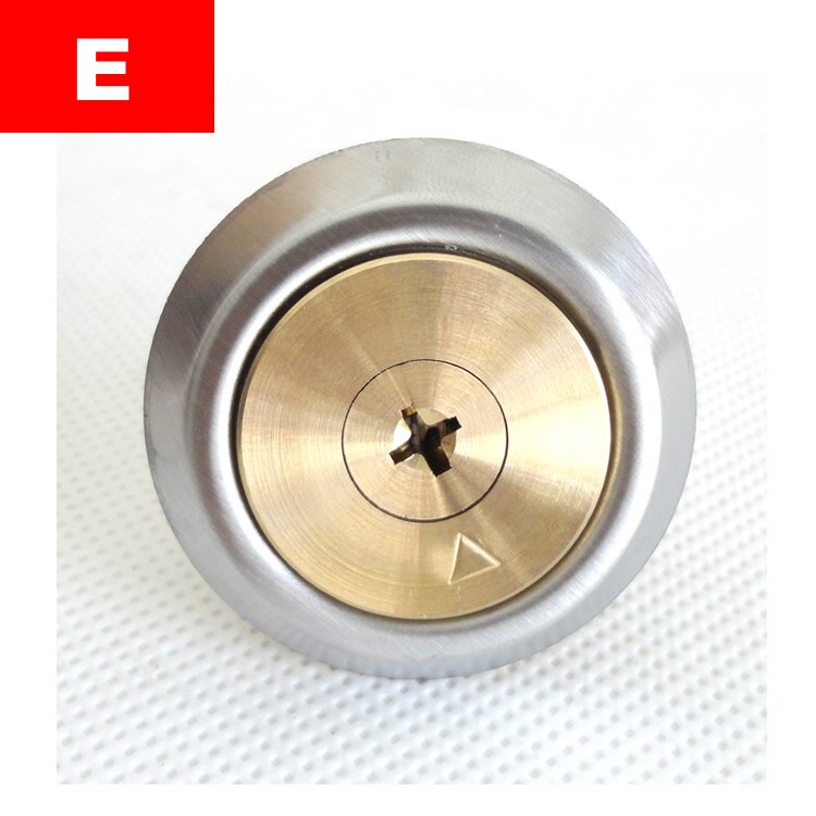 Beveiligingsslot koper/vervang slotcilinder, anti-diefstal ijzeren poort, houten deuren, oude buitendeur, slotaccessoires,: En