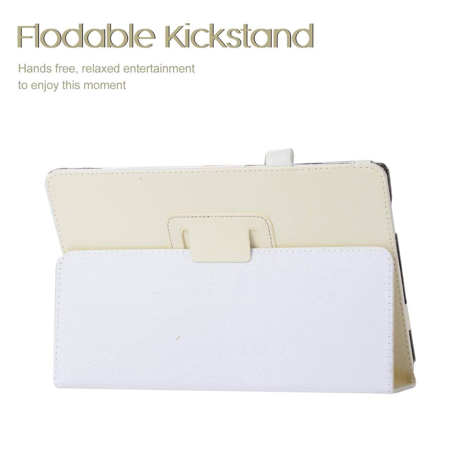 Slanke pu leren hoes voor samsung galaxy tab  a 10.5 sm-t590 t595 t597 tablet hoes voor samsung galaxy tab  a 10.5 inch: T590 t595 witte